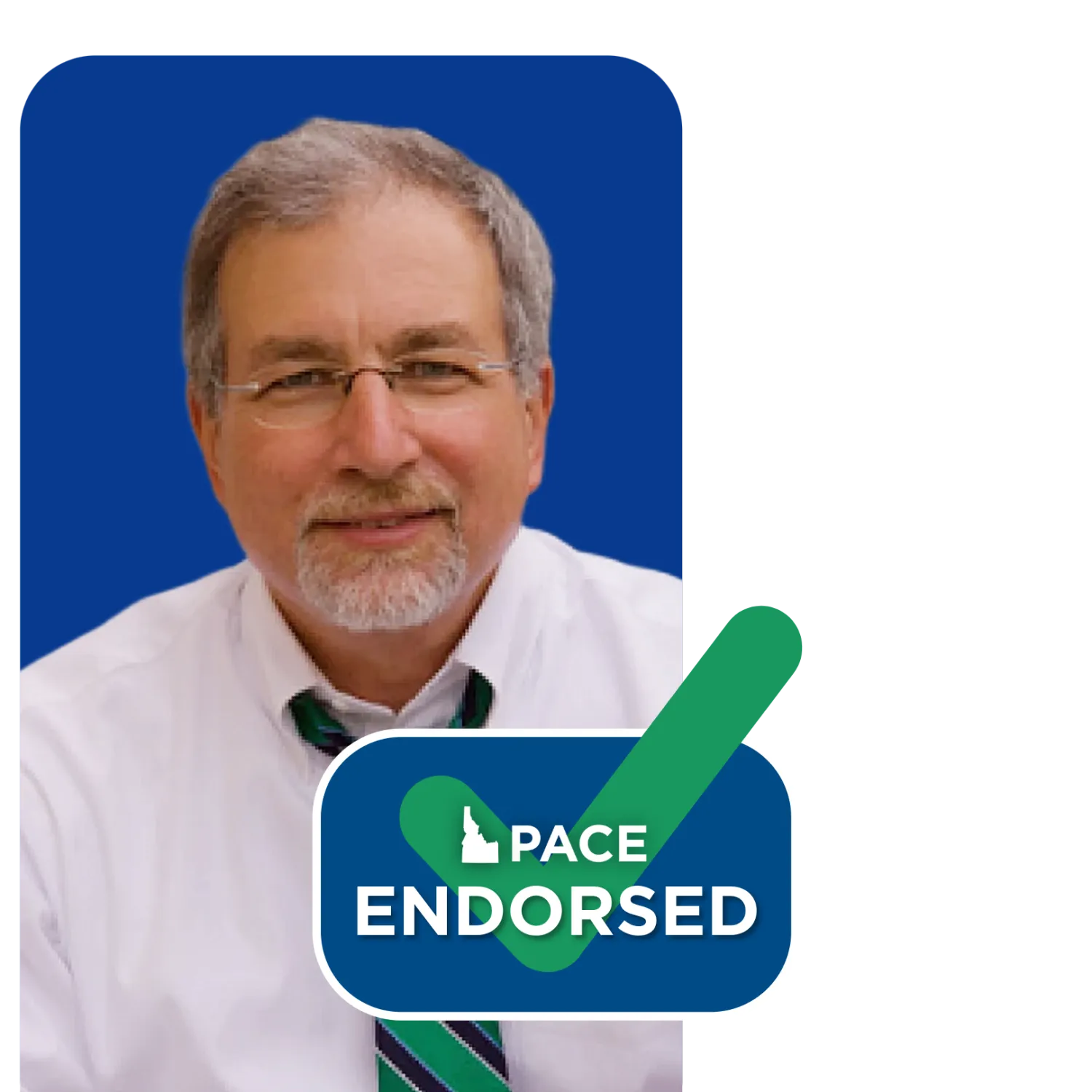 Headshot of Steve Berch with PACE endorsement