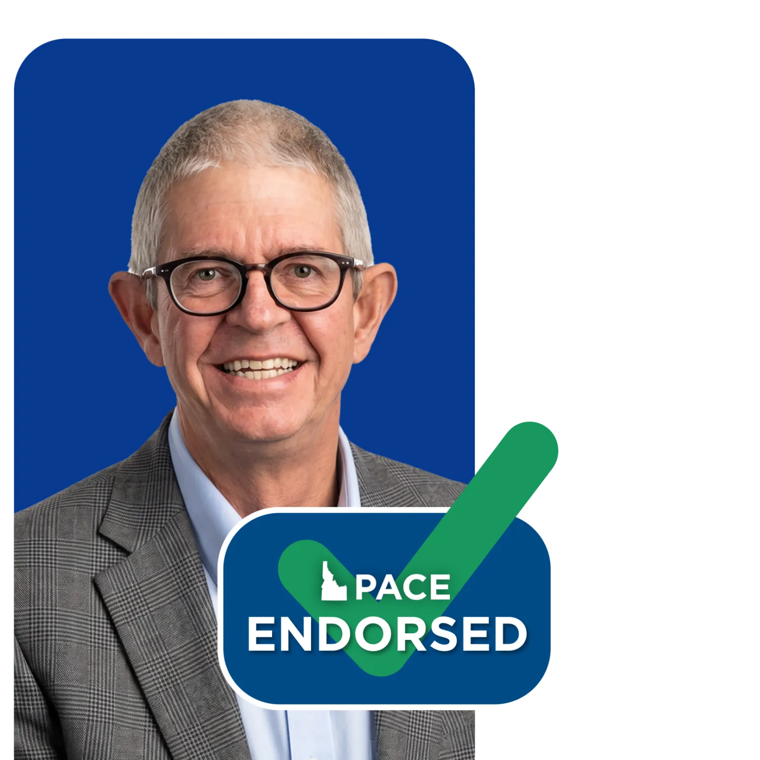 Headshot of Ron Taylor with PACE endorsement