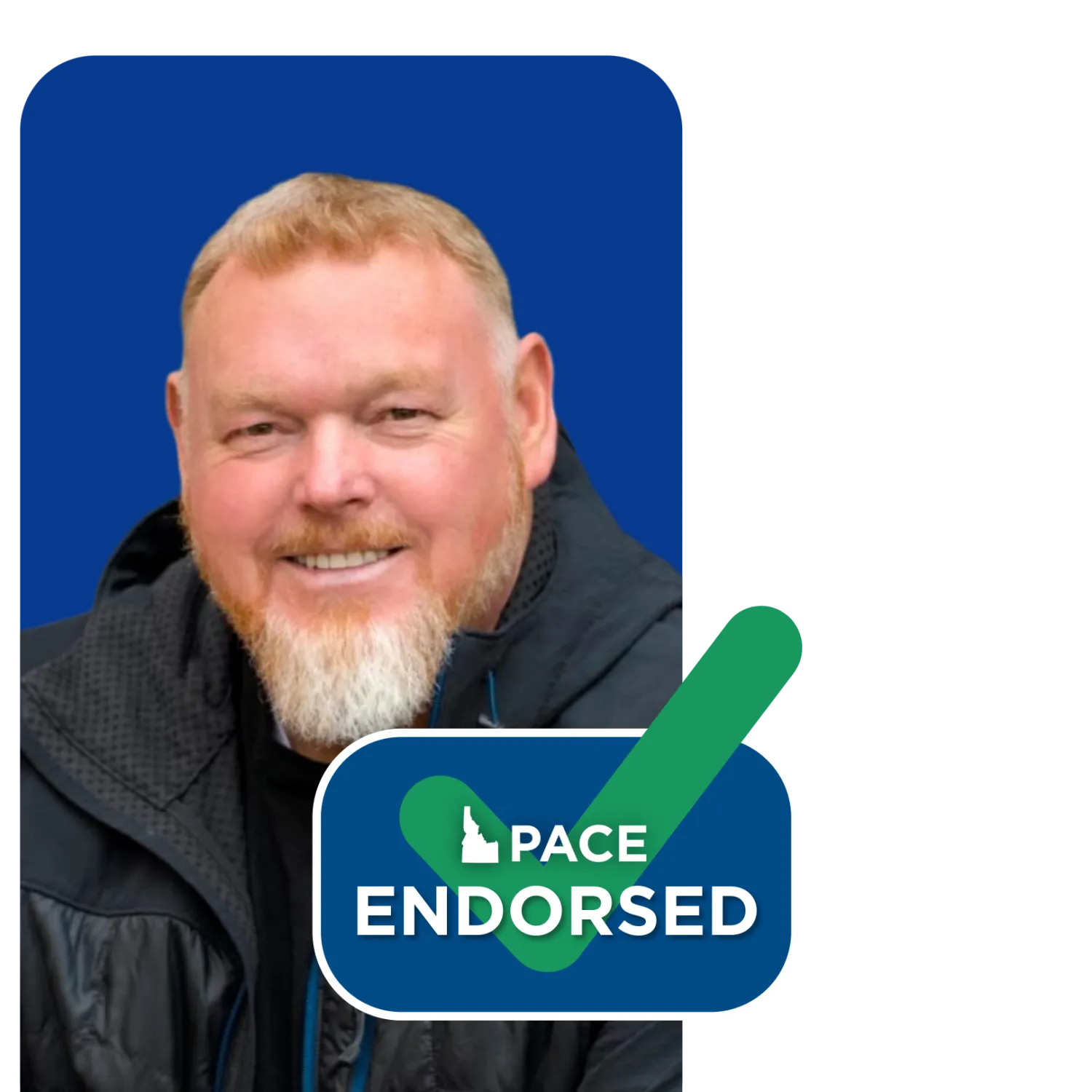 Headshot of Nate Roberts with PACE endorsement
