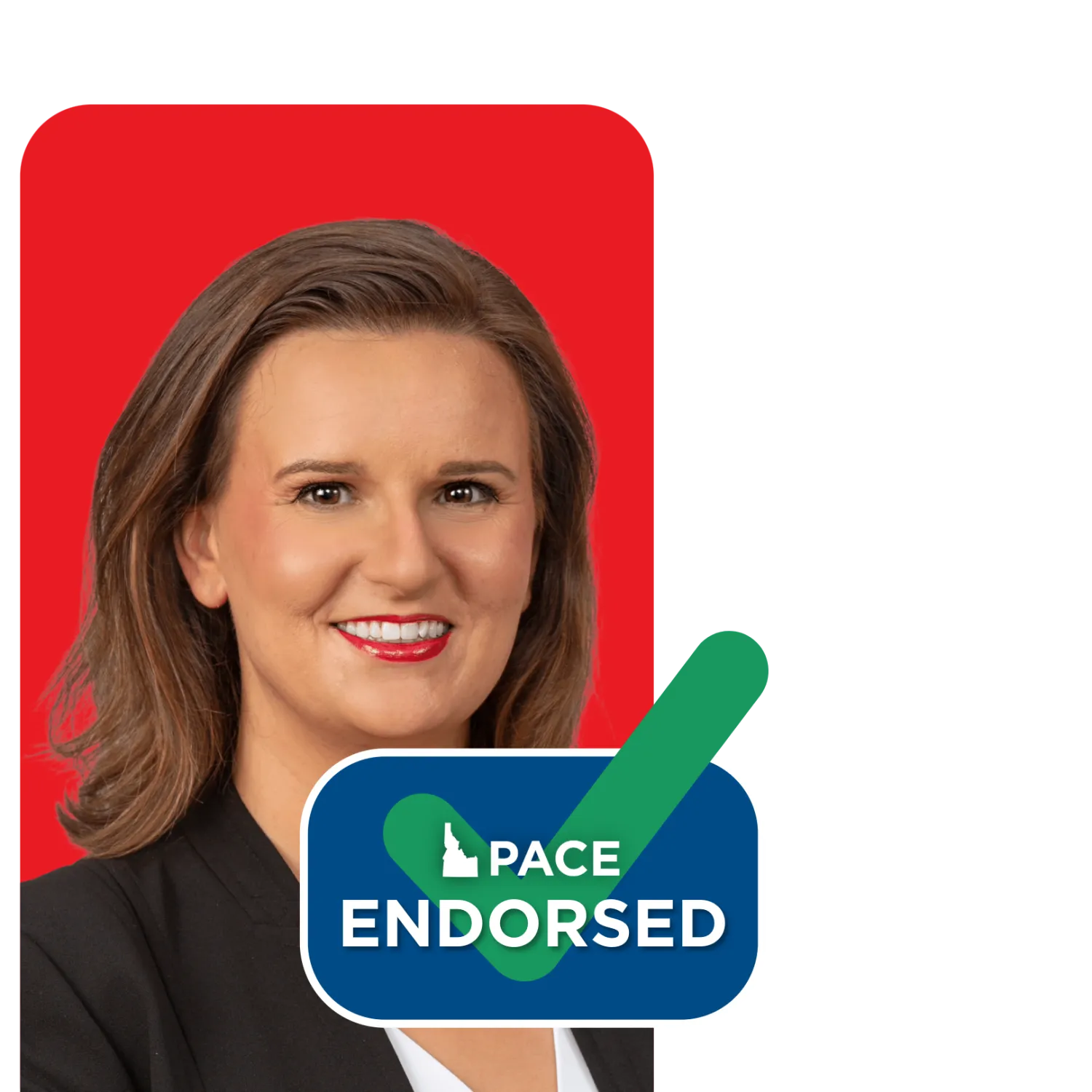 Headshot of Alexandra Caval with PACE endorsement