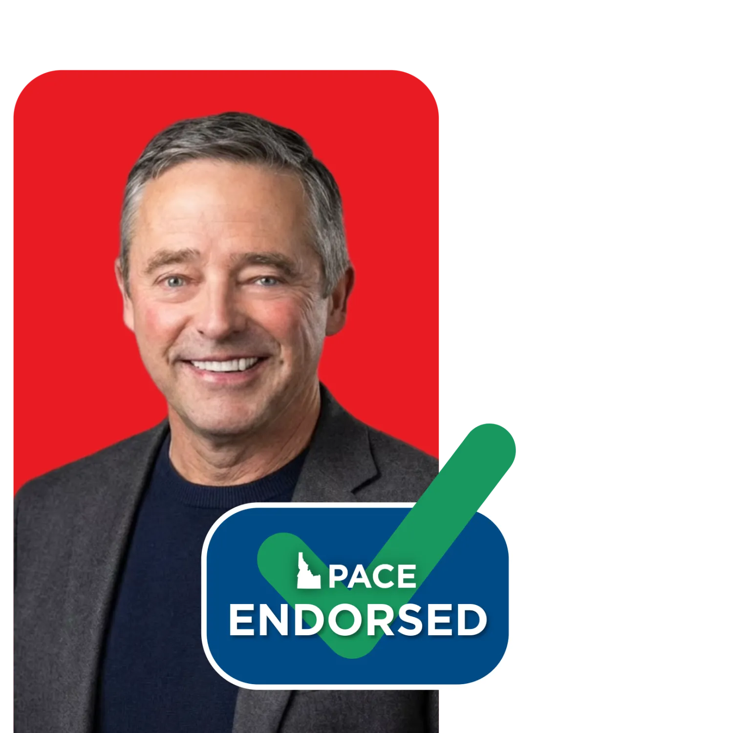 Headshot of Jim Guthrie with PACE endorsement