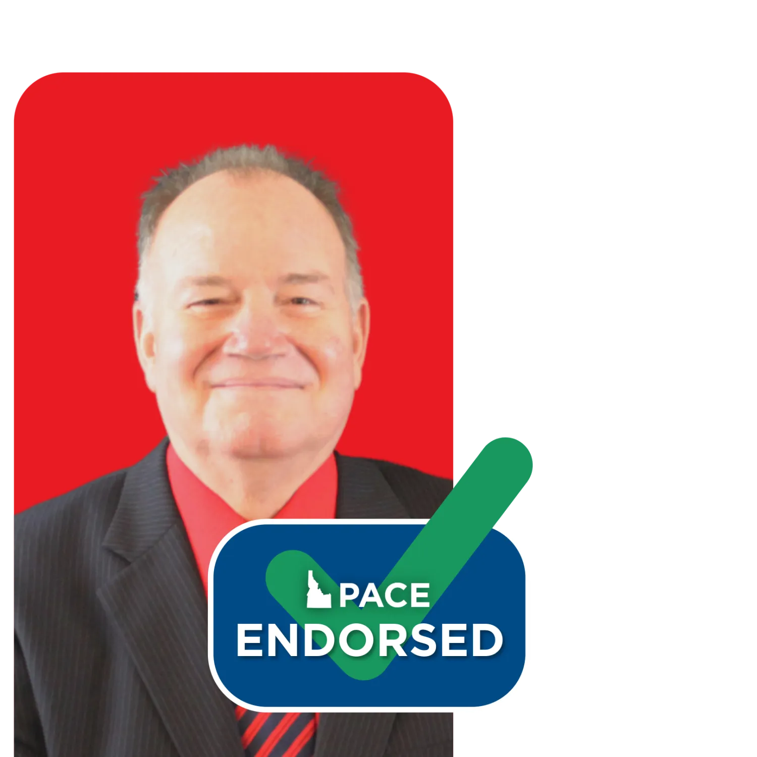 Headshot of Richard Marsh with PACE endorsement