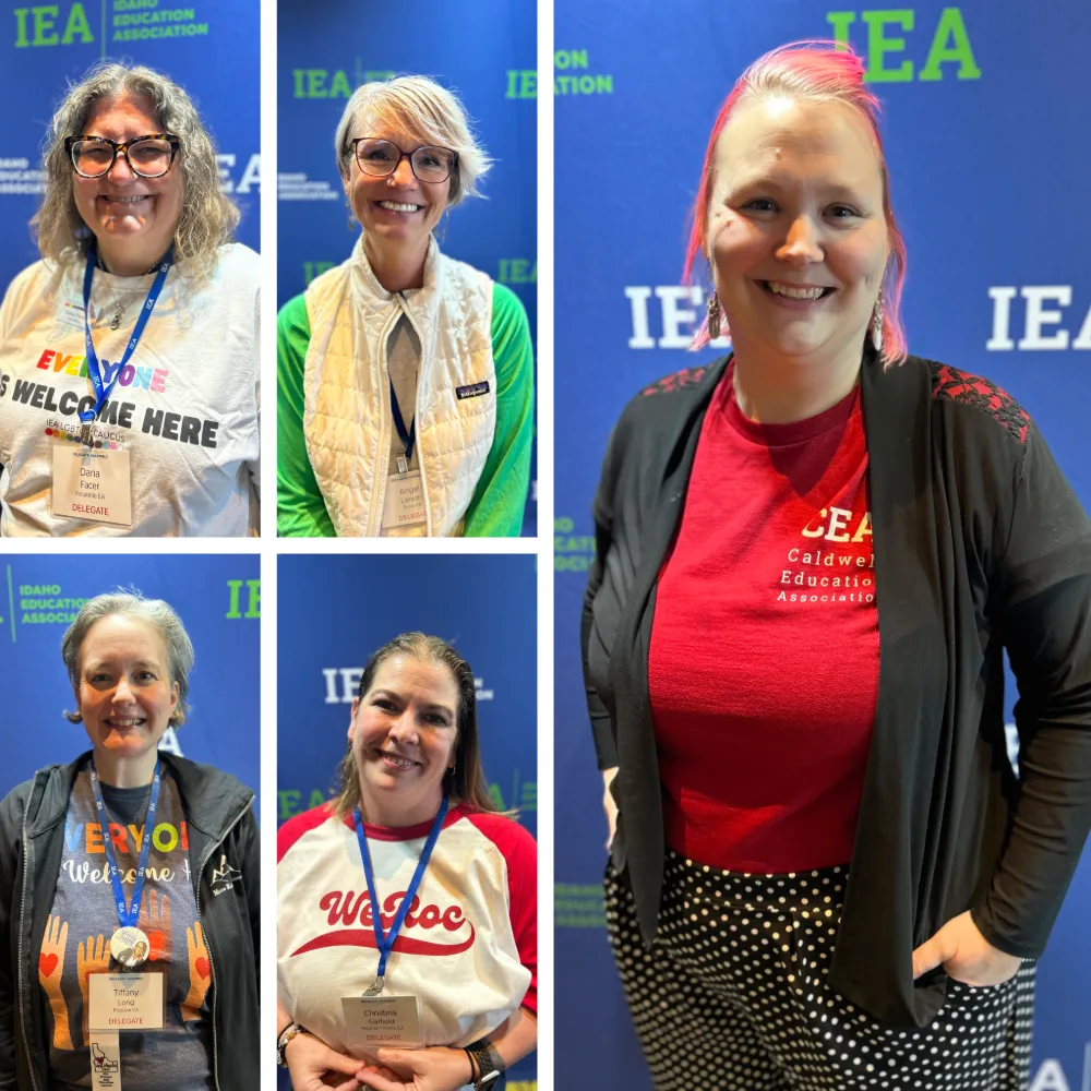 A collage of women smiling at the camera