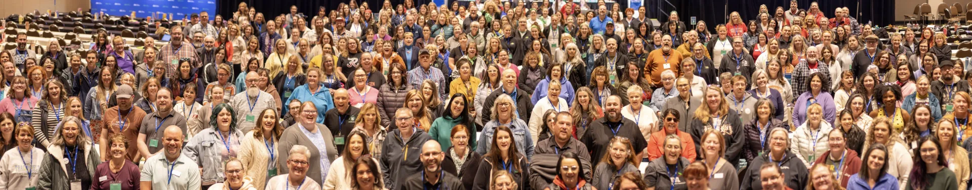 A group shot of educators at IEA's Delegate Assembly
