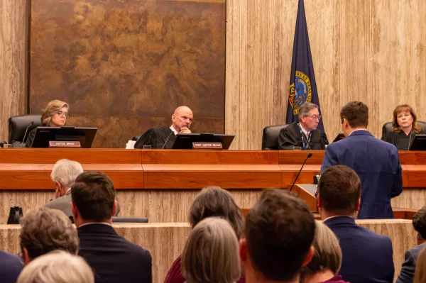 Idaho Supreme Court justices listen to oral arguments