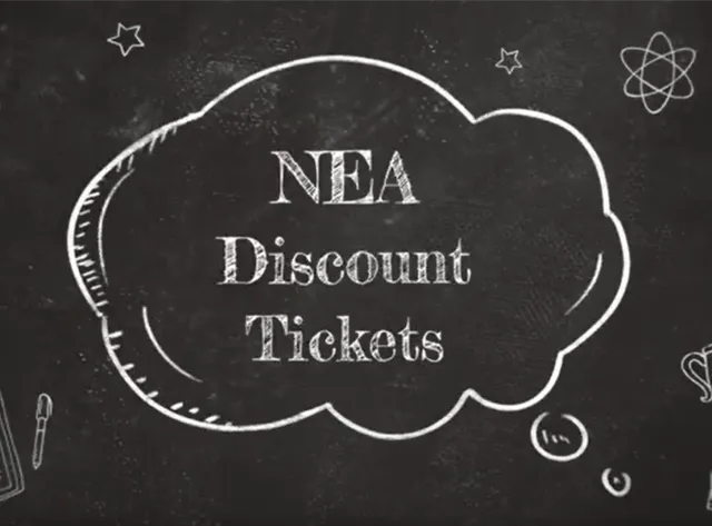 NEA discount tickets save with Dave