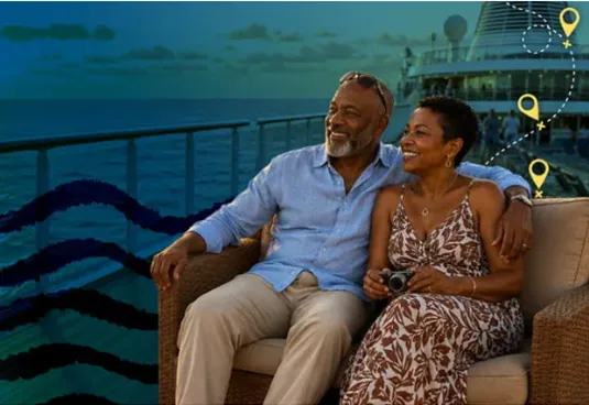 couple on a cruise
