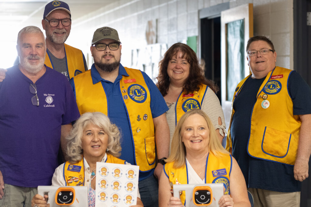 A picture of local Lion's Club members.