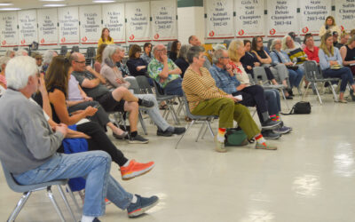 Anti-Voucher Crowds Turn Out for Town Halls 