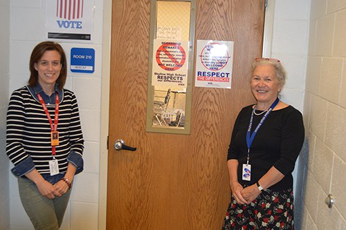 Billie Wixom and Lynn MacAusland, Skyline High School